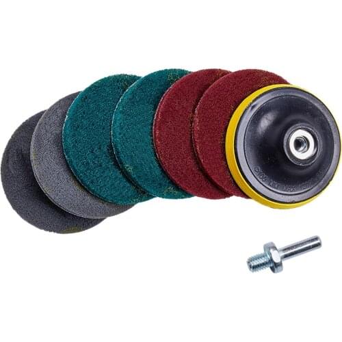 7/5/2Pcs/Set Power Scrubber Brush Drill Brush Scrub Pad Drill Attachment Set Power Scrubber Cleaning Kit For Shower Tile & Grout