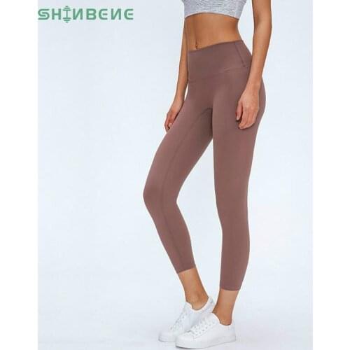 SHINBENE Classical 3.0Version NO CAMEL TOE Sport Fitness Capri Pants Women Naked-feel Squatproof Camo Gym Yoga Cropped Tights