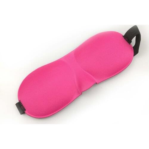 1Pcs 3D Sleep Natural Sleeping Eye Mask Eyeshade Cover Shade Patch Women Men Soft Portable Blindfold Travel Eyepatch Pink