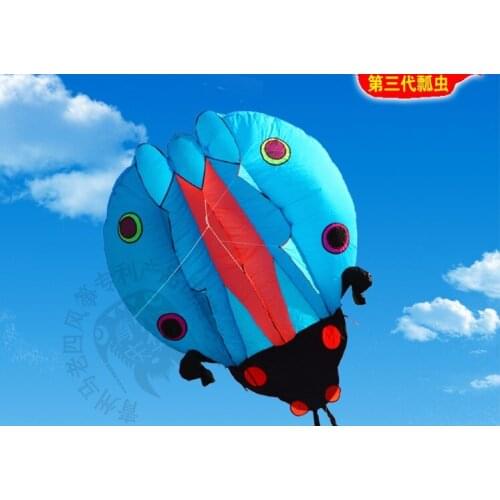 Inflatable windsock ladybug Single line kite soft kite outdoor game child rainbow kite adult outdoor toys kites for adults