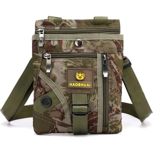 Weysfor High Quality Military Nylon Waist Bag Crossbody Hip Bum Belt Fanny Pack Casual Motorcycle Rider Shoulder Messenger Bag