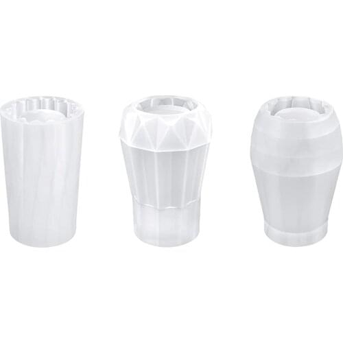 Resin Molds for Small Tall Vase Bud Vase Silicone Molds Kit with Twine Epoxy Casting Flower Vase Molds