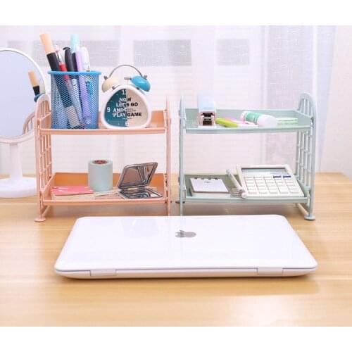 Bathroom Storage Shelf 2 Layer Freestanding Kitchen Wall Coner Storage Rack Home Plastic Organization Storage Shelf Holder
