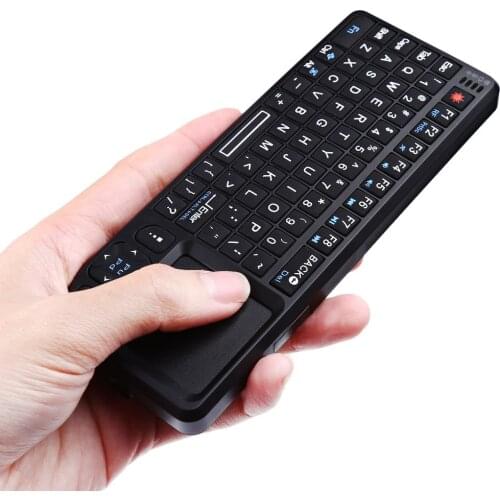 Handheld 2.4G Mini Wireless Keyboard With RF Touchpad Mouse for Ipad/MacBook /Samsung/Android Smart TV Box/Windows PC/Tablet