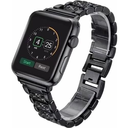 For Apple Watch 4 Wrist Bracelet Luxury Crystal Diamond iWatch Band Strap Replacement Band For Apple Watch Series 1 2 3 38-42mm