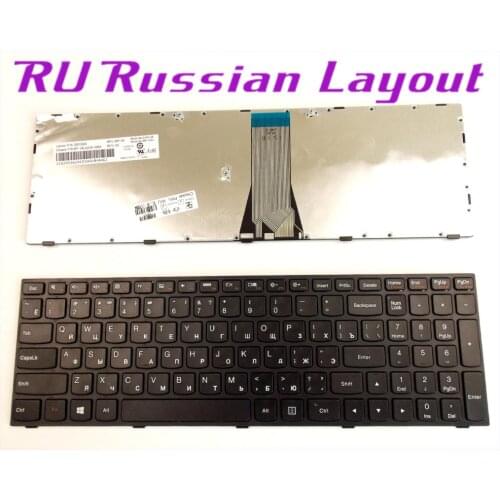 Russian RU Layout Keyboard for LENOVO Flex 2-15 Flex 2-15D 20405 20377 25214725 25214780 T6G1-US Z50 Laptop/Notebook with Frame