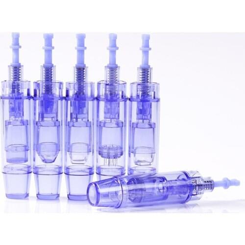 Blue syringe skin update micro needle leather pen tattoo beauty tools