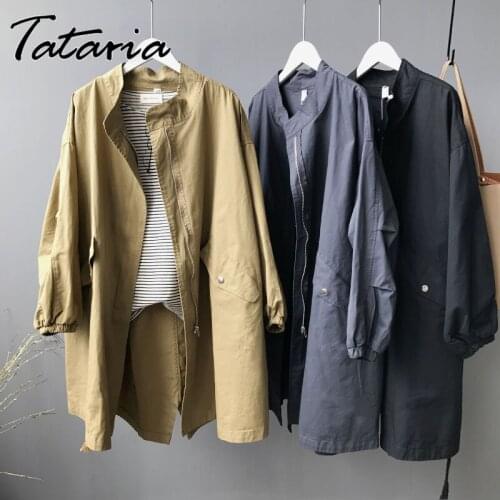 Женские длинные тренчи Tataria China At AliExpress