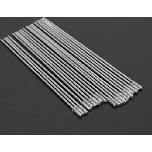 High-quality, high-hardness 20-piece suit 1.5MM diamond coated drill tip solid glass drill bits, marble, ceramic tile or granite