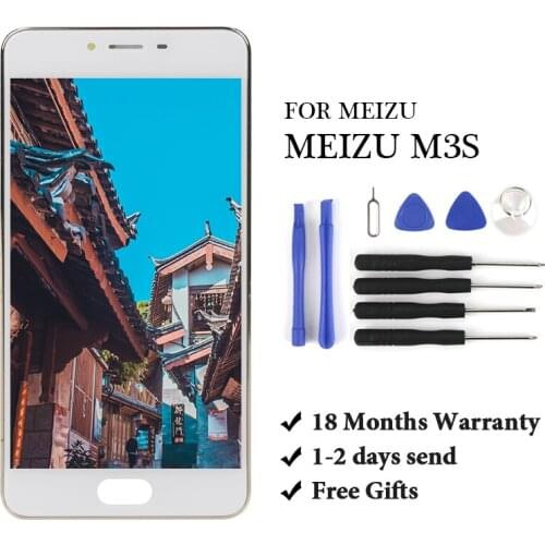 5.2" Meizu M6 M711H LCD Display With Frame Touch Screen Digitizer Assembly Replacement 1280*720 IPS LCD