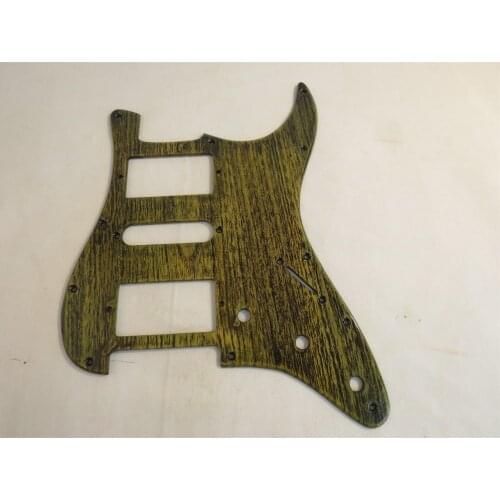 1PCS Best solid Ailanthus wood STRAT GUITAR HSH Pickguard #4353