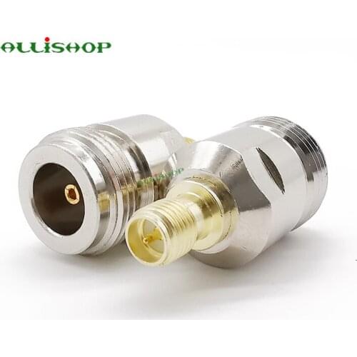 1Pcs RP SMA Female to N Female Jack RF Coaxial Adapter Connector N Female to RP SMA Jack RF WiFi Connector Converter