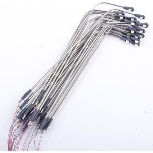 20pcs 1:100 scale Mini Model Railway Train Lamp Post HO OO Scale LEDs Garden Street Landscape Lights Sand Table Accessories