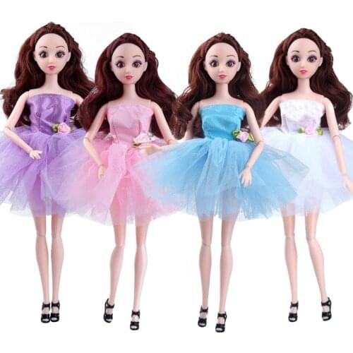 30cm Doll Clothes 1/6 BJD Body Princess High Quality Dress Fashion Casual Accessories DIY Dress Up Clothes Dolls for Girl