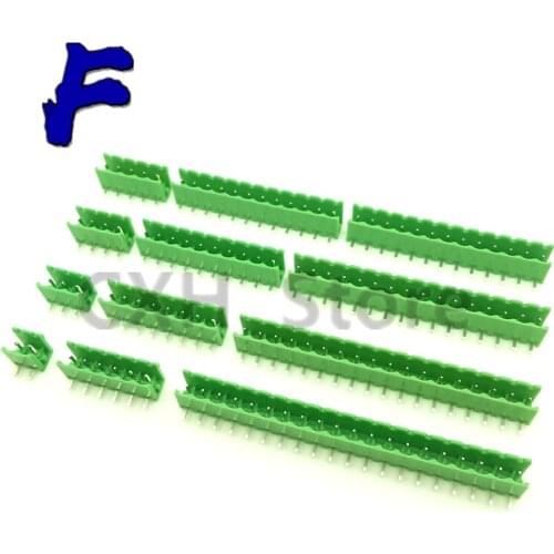 KF2EDGR 5.08 2P/3P/4P/5P/6P/7P/8P/9P/10/11P/12P PCB connector plug-in terminal block 2EDGR 5.08mm 2P-12PIN Curved needle L type