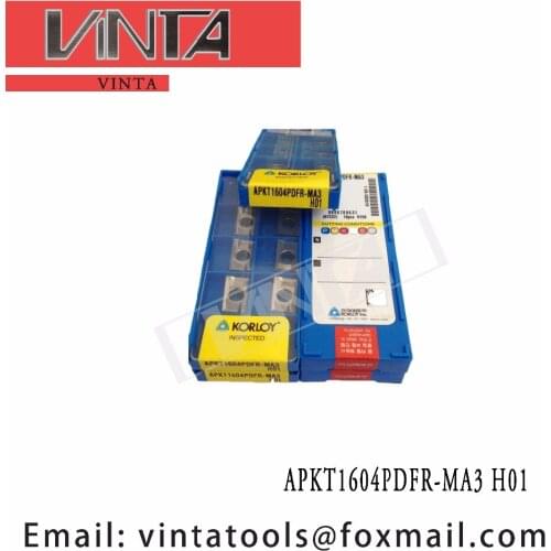 Free shipping high quality APKT1604PDFR-MA3 H01 cnc carbide milling inserts