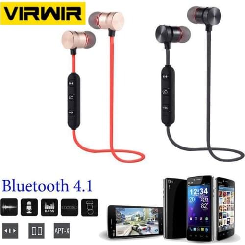 Bletooth Wireless Earphone Hanging Neck Magnetic 6D HiFi Music Earphone For Xiaomi Iphone Huawei Sport Waterproof Game Headset