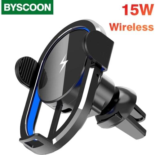 Byscoon Car Wireless Chargers For Mobile Phones