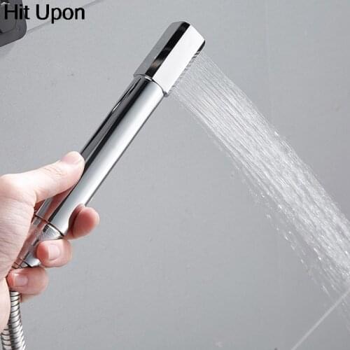 1Pc Solid Copper Round Square Bar Shower Head Batnroom Rain Hand Shower Head Chrome Water-saving Shower Head