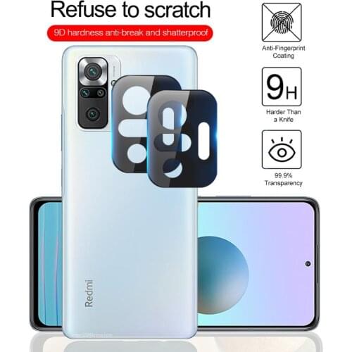 3D Curved Back Camera Case For Xiaomi redmi 9t note 10 pro 10s poco x3 Pro f3 m3 Rear Lens Ring Tempered Glass Protective Cover