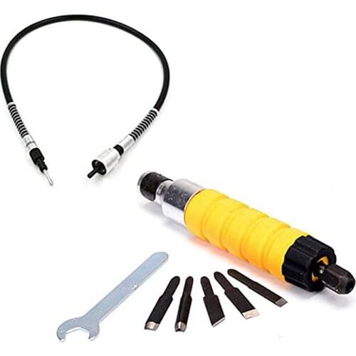 Woodworking Electric Furniture Carpentry Root Carving Knife Tool Handle Flexible Shaft Chisel Carved Wood Hand Tools