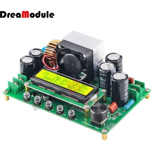 DreaModule DPX800S Boost Power Module with LCD Display DC-DC NC CV CC Booster Module CNC Boost 12V~120V 0-15A Adjustable MPPT