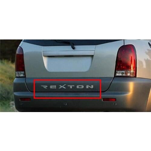 Rear trunk rear door logo emblem for Ssangyong REXTON 2006-2012 rear trunk lid logo badge 7991008020 Rear bumper sign