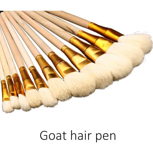 10pcs Wool Pen Brush Smooth and Soft Gold Leafing Pen Good Tool for Gilding Leaves Brushes