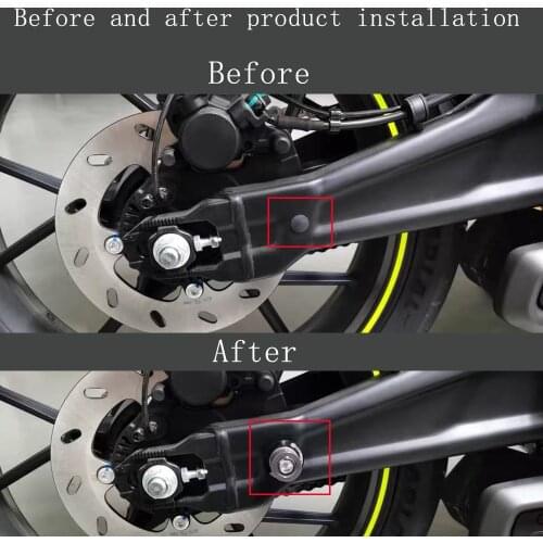 Motorcycle Swingarm Spools stand screws Slider Bobbins For Kawasaki Z650 2014 2015 2016 2017 2018 2019 2020 2021