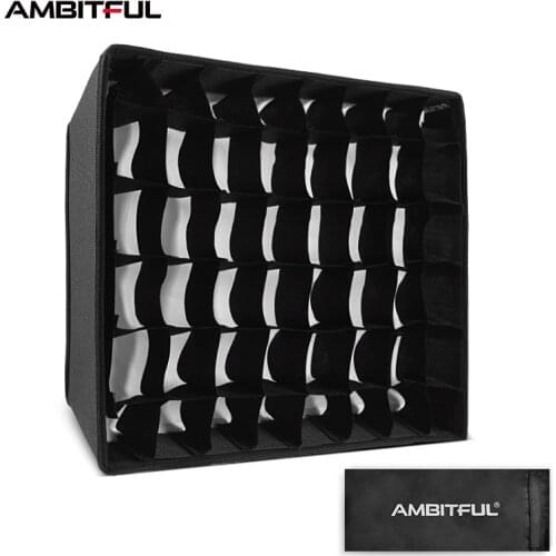 AMBITFUL LEDP60C LED Video Soft Light Diffuser Honeycomb Grid Softbox (Softbox Only)