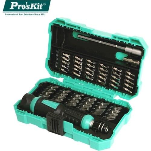 ProsKit 57 in 1 Screwdriver Set SD-9857M Precision Disassemble Computer Phone Repair Tool Set Multifunctional Bits Adaptor