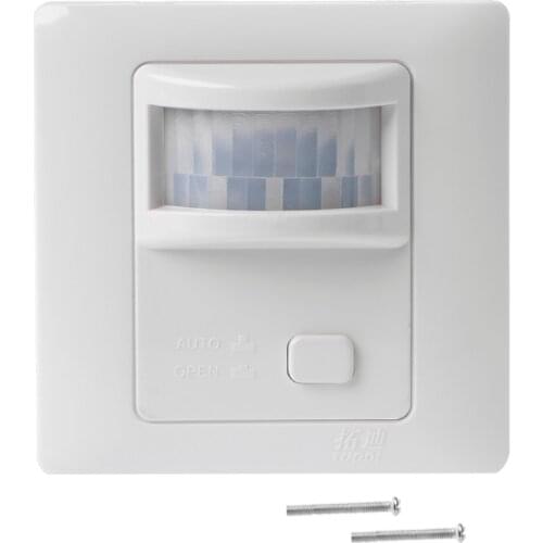 New IR Infrared Motion Sensor Automatic Light Lamp Switch 200V-250V AC Dropship