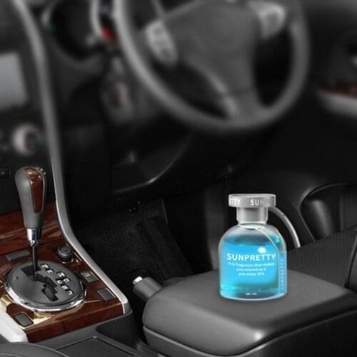 Car Perfume Ornaments Perfume Car Accessories Refillable Glass Air Freshener Perfume Bottle For Cars Decors 7 Fragrances
