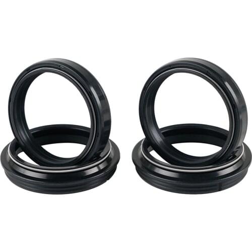 Front Fork Damper Oil Dust Seals For Kawasaki KDX 250 KLX 250R 250S 250SF 300R 650 650R KX 125 250 500 ZR 1100 ZRX 1200 ZZR