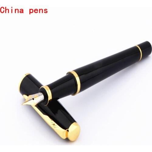 Luxury quality 875 Black Business office Medium Nib Fountain Pen New Give the best gift