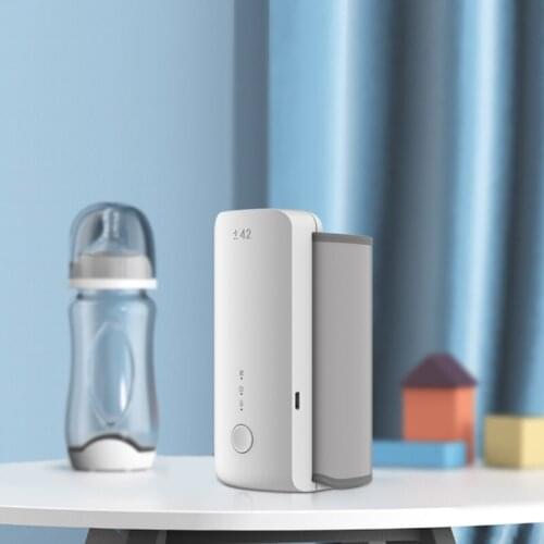 USB Rechargeable 42°C Travel Baby Bottle Warmer Heater for Milk Tea Juice Liquid 203B