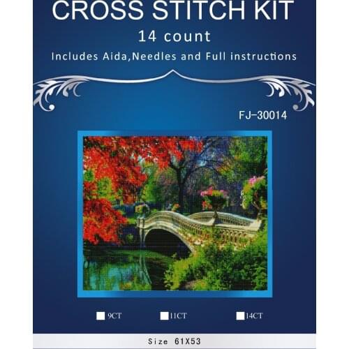 Top Quality Beautiful Lovely Counted Cross Stitch Kit Similar Dim cross stitch Similar DMC dim anchor spring park