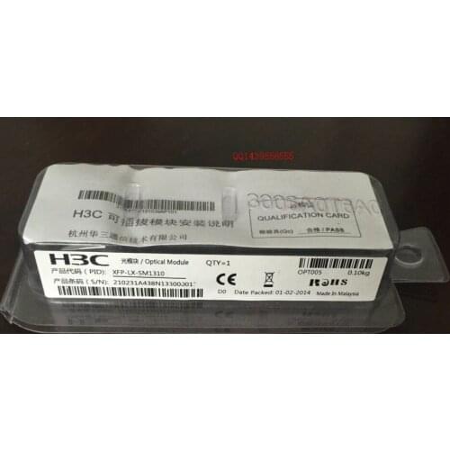 XFP-LX-SM1310 H3C XFP single-mode 10GBASE-LR 10KM 1310NM LC