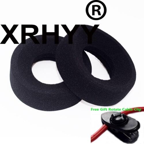XRHYY Replacement Grado Headphone L Cushion - Fits Grado 225i, 225e, 325is, 325e, RS2i, RS2e, RS1i, RS1e & More - Pair in Black