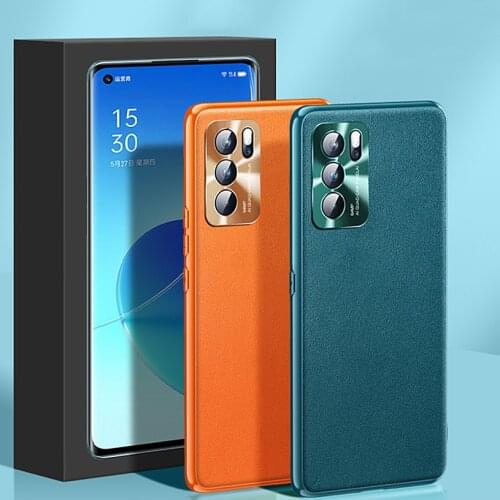 Lens protection phone case For Reno 6 Pro Reno 5 Pro reno 4 case Plain skin smartphone cover for OPPO Find X3 Pro Lite Neo