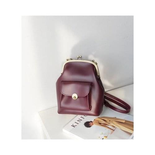 NEW pu Leather Vintage Ladies HandBags Women Messenger Bags Totes Bag Designer Crossbody Shoulder Bag Clip Daily Clutch