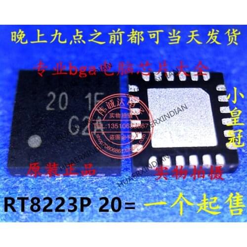 1Pieces New Original RT8223PGQW RT8223P 20=DL 2O=DL 20 DL QFN24 In Stock Real Picture
