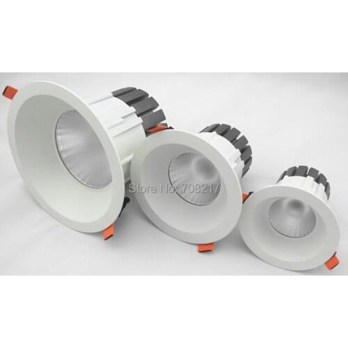 10 pcs/lot high quality 15W 25W 40W cob led downlight Dimmable LED Spot light led ceiling lamp AC110V/220V Free shipping