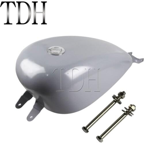 3.3 EFI Motorcycle Fuel Oil Gas Tank Cafe Racer Vintage For Harley Sportster XL 1200 883 Forty-eight SuperLow Custom 2007-later