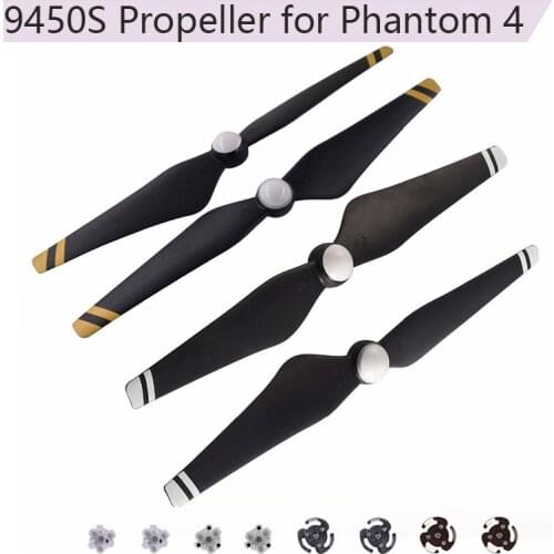 4PCS 9450S Propeller for DJI Phantom 4 4PRO 4A Camera Drone Quick Release Props Blade with Motor Base Replacement Accessories