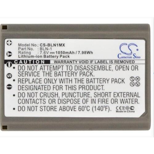 Cameron Sino 1050mAh battery for OLYMPUS EM1 II E-M1 EM5 E-M5 OM-D BLN-1 Camera Battery