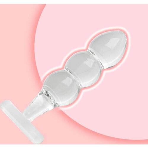 Butt Plug Anal Sex Anal Beads Crystal Glass Dildos G-spot Prostate Massager Erotic Products Sex Toys For Women Men Private Good