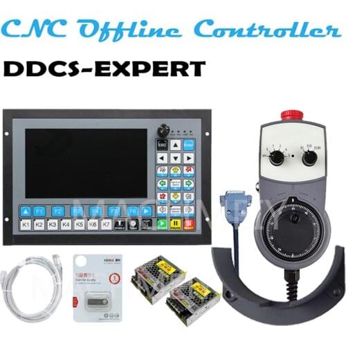 CNC Standalone Offline Controller DDCS-EXPERT 3/4/5 Axis Support Close-loop Stepper/ATC Controller Replace DDCSV3.1 NEWCARVE