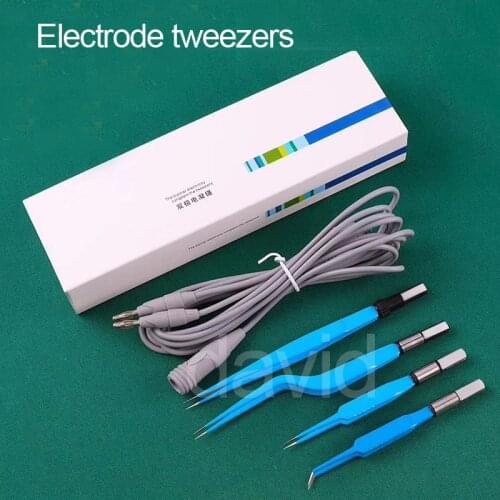 Bipolar coagulator accessories ophthalmic slice plug-in coagulation tweezers coagulation line high temperature and high pressure