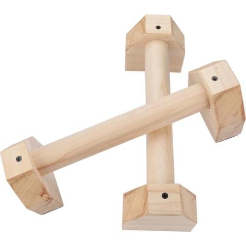 H Shaped Environmental Wooden Calisthenics Handstand Personalized Parallel Bar Double Rod Push-Up Stand Sporting Goods H Shaped